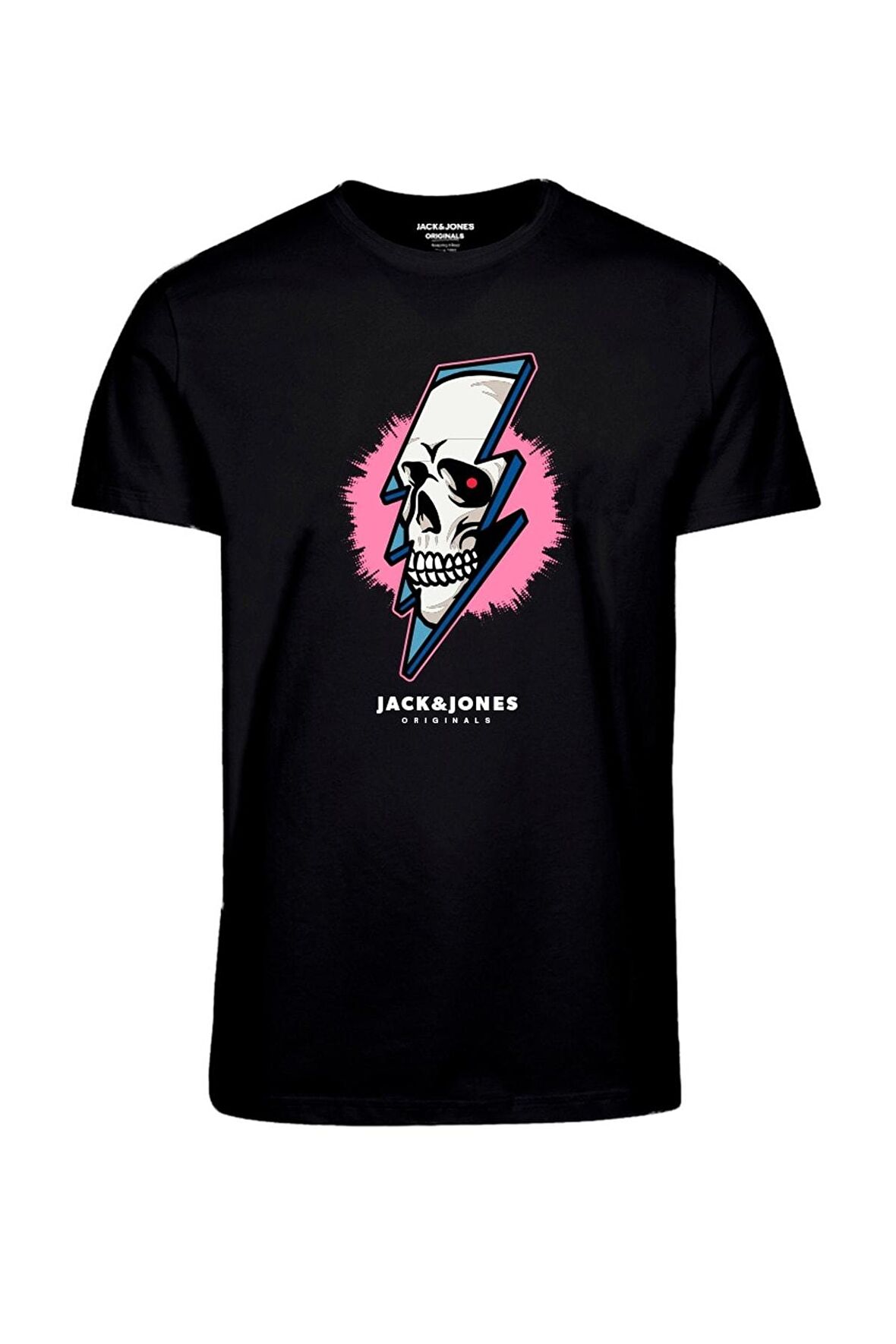 Jack & Jones Erkek T-shirt Crown Skull Tee Crew Neck Erkek - 12232656-02