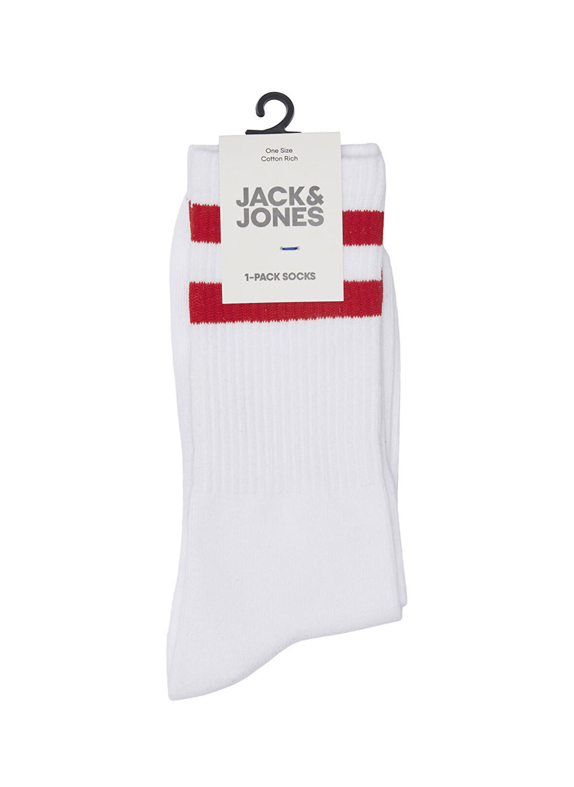 Jack & Jones Beyaz Erkek Çorap 12234474_JACKAYDEN TENNIS SOCK
