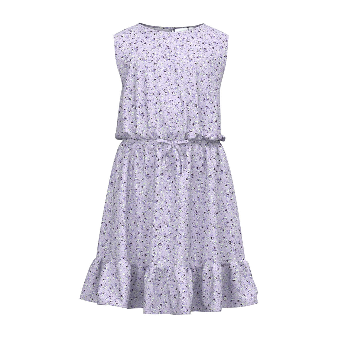 Kız Çocuk Çiçekli Elbise