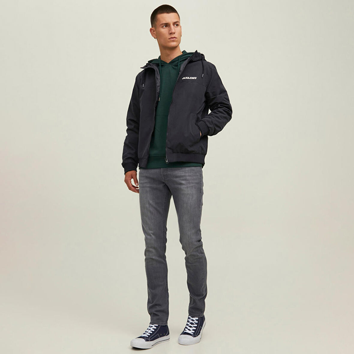 Jack & Jones Rush Erkek Siyah Ceket (12200208-B)