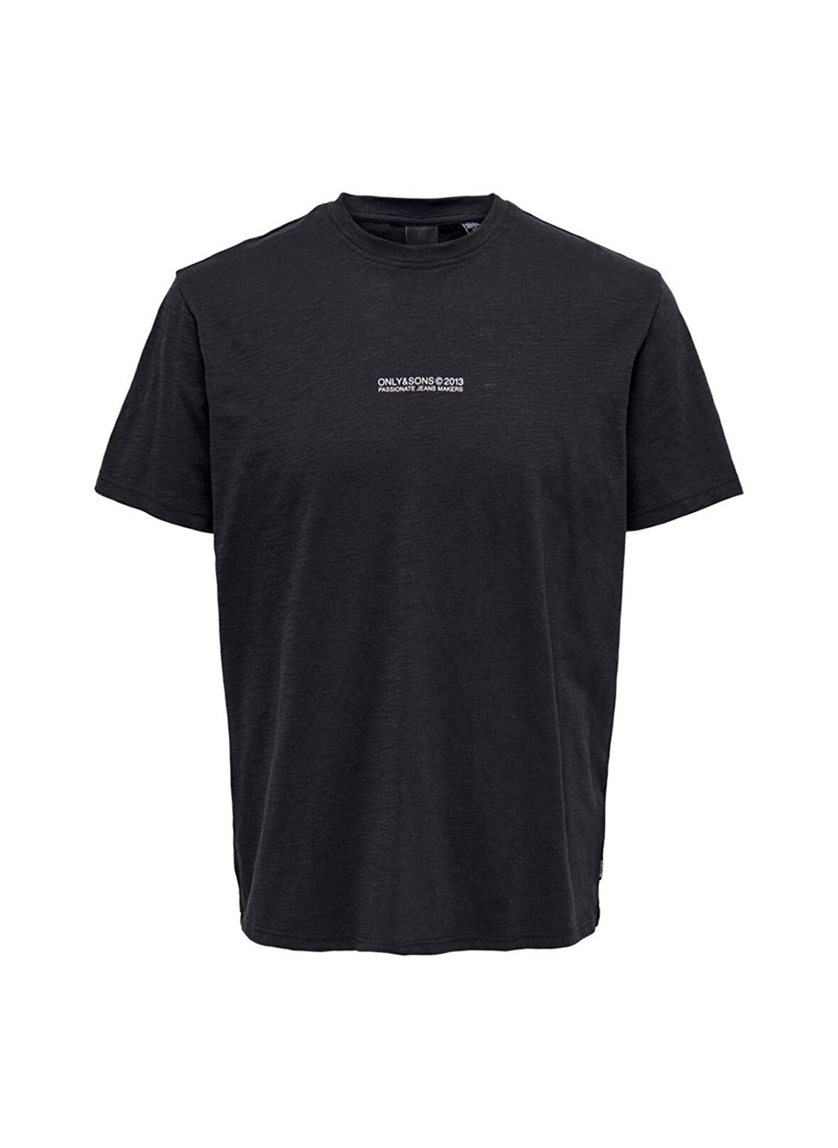 Only & Sons O Yaka Baskılı Lacivert Erkek T-Shirt 22025677_ONSTROY REG SS TEE