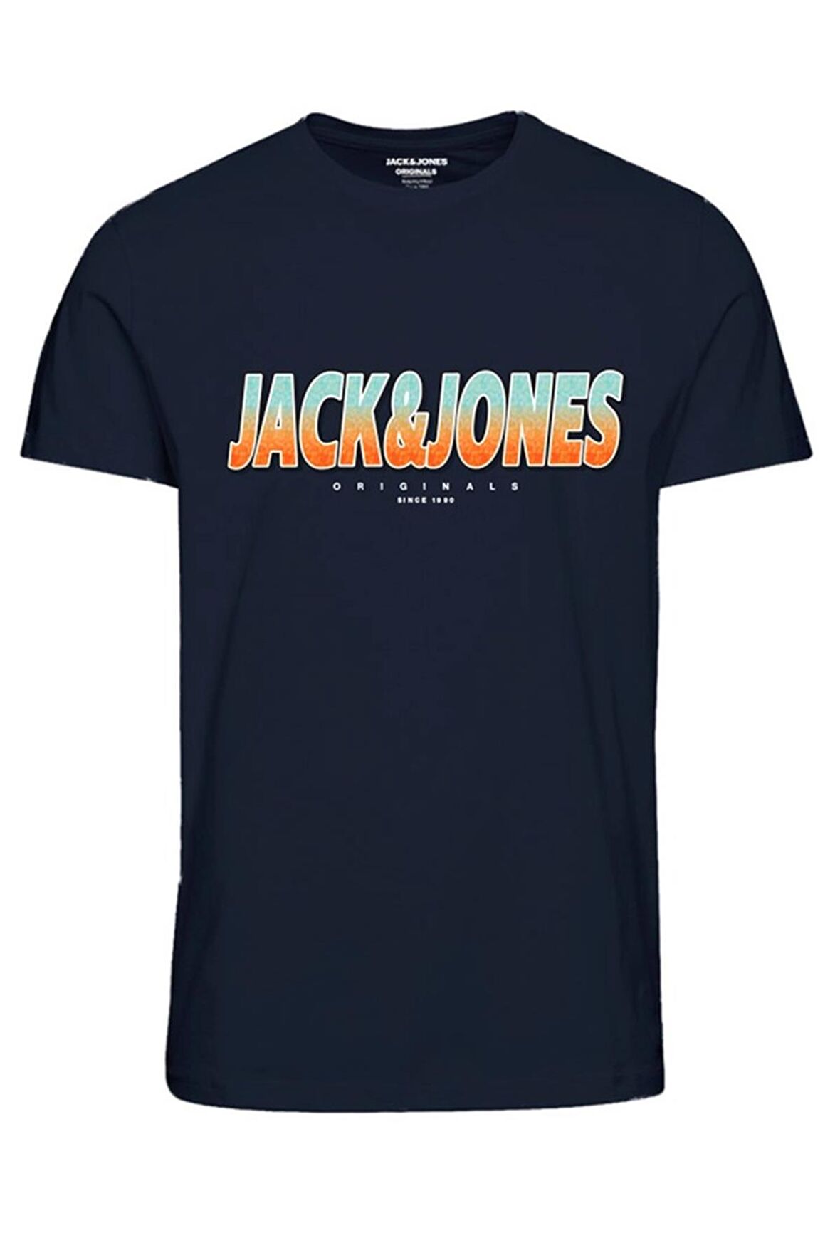 JACK&JONES JORTONE TEE SS CREW NECK FST LACİVERT