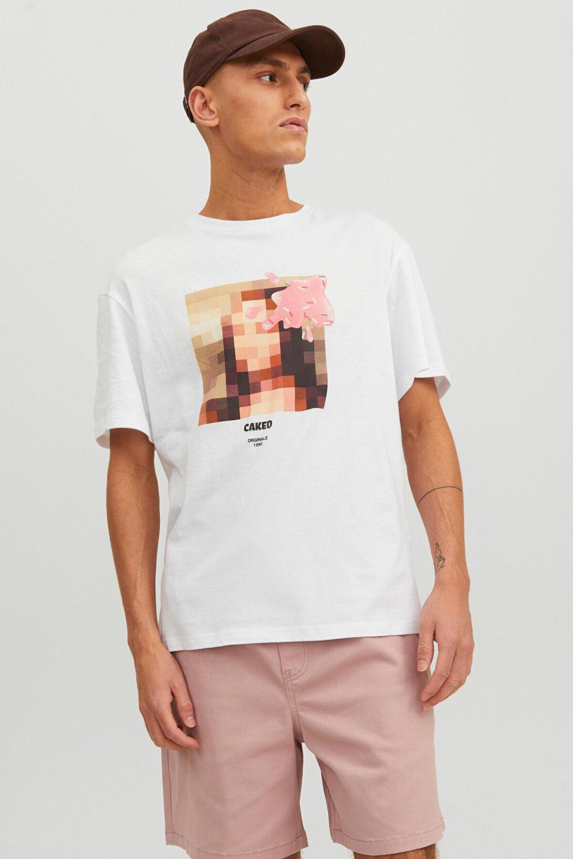 JORPRIZE TEE SS CREW NECK Beyaz Erkek Kısa Kol T-Shirt