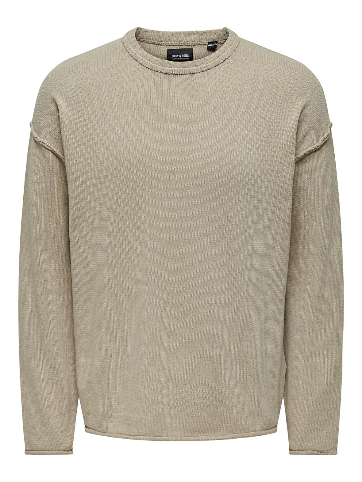 ONSKASEY LIFE DS 5 CREW KNIT Erkek Gri Kazak - 22026495