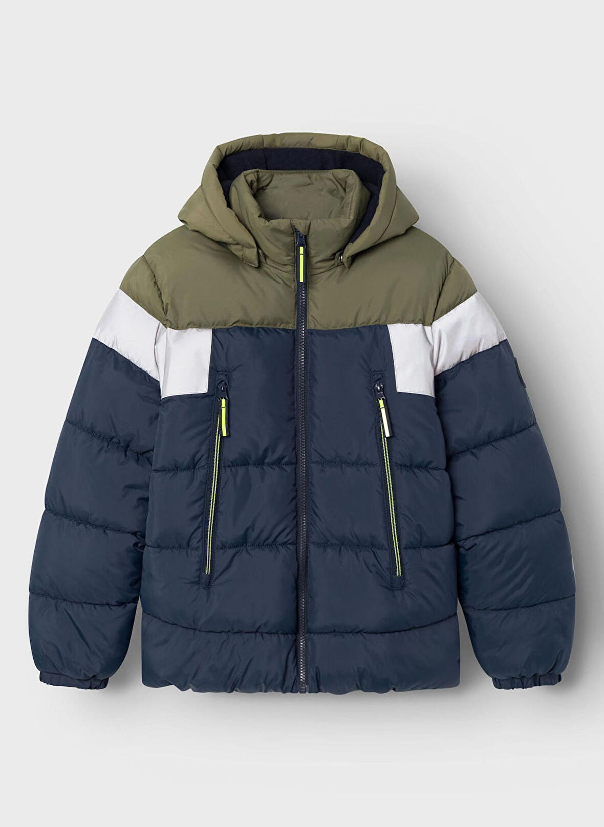 Name İt Lacivert Erkek Mont NKMMONTEL PUFFER JACKET REFL. BLOCK