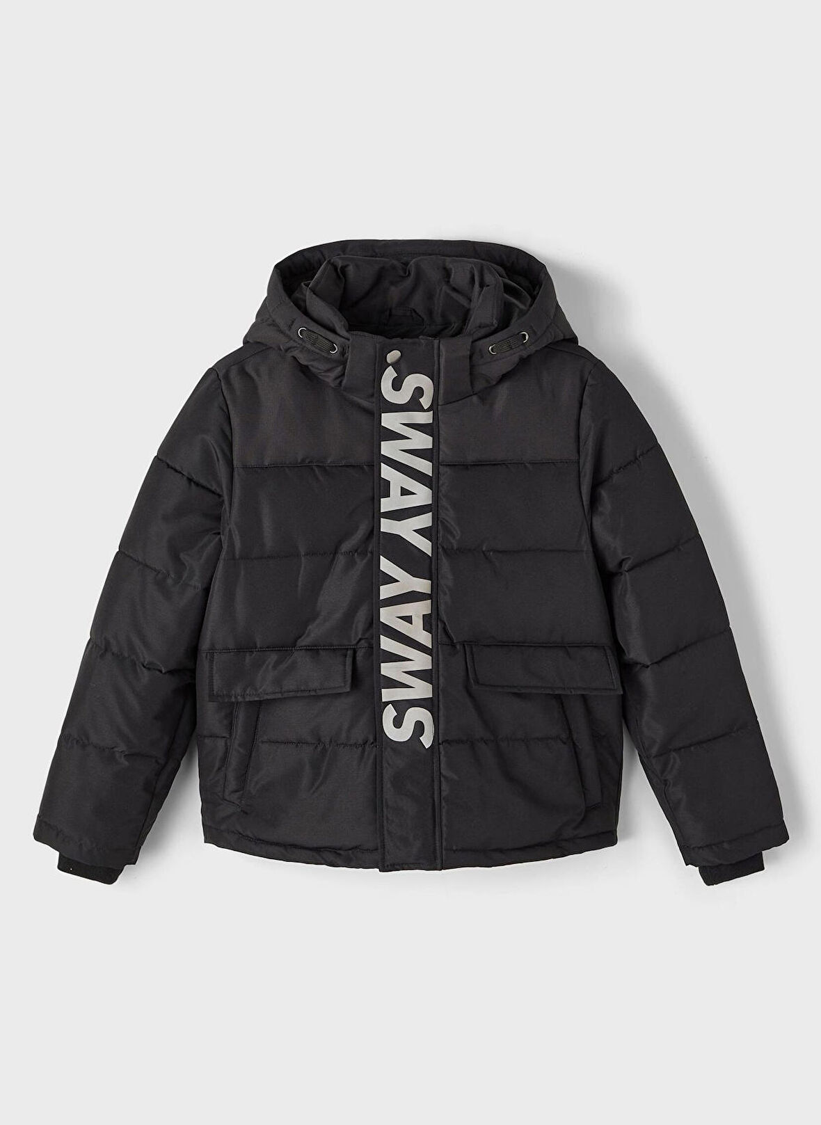 Name İt Siyah Erkek Çocuk  Mont NKMMANDER PUFFER JACKET