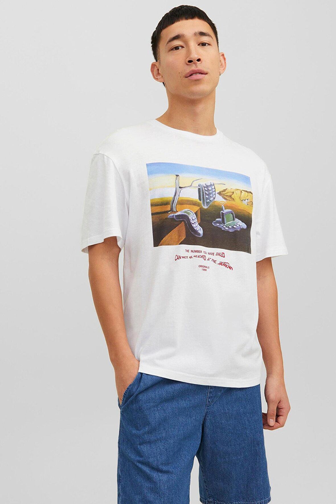 JORPRIZE TEE SS CREW NECK BEYAZ MULTI Erkek Kısa Kol T-Shirt