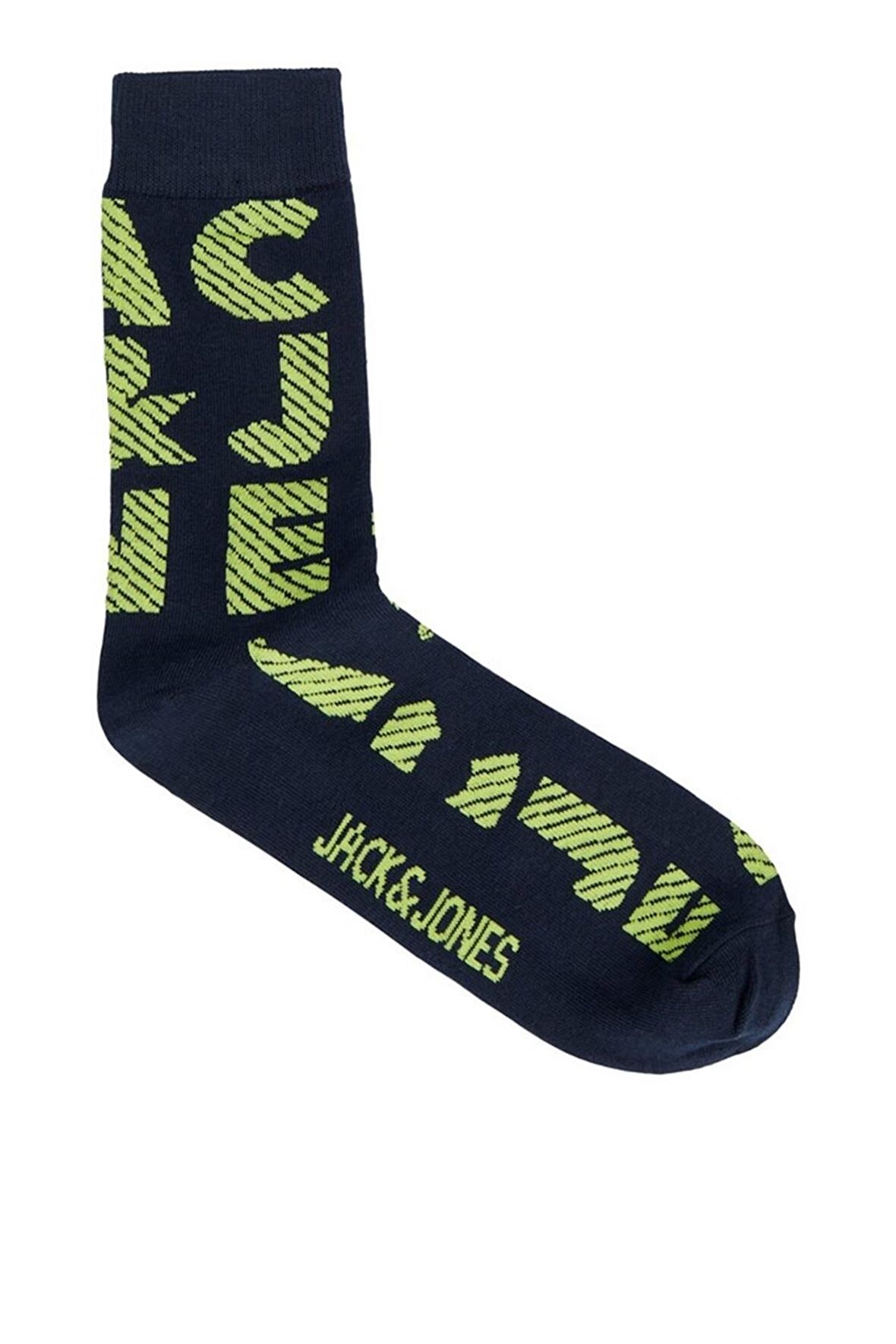 JACK&JONES JACILLUSION COLOR SOCK LACİVERT