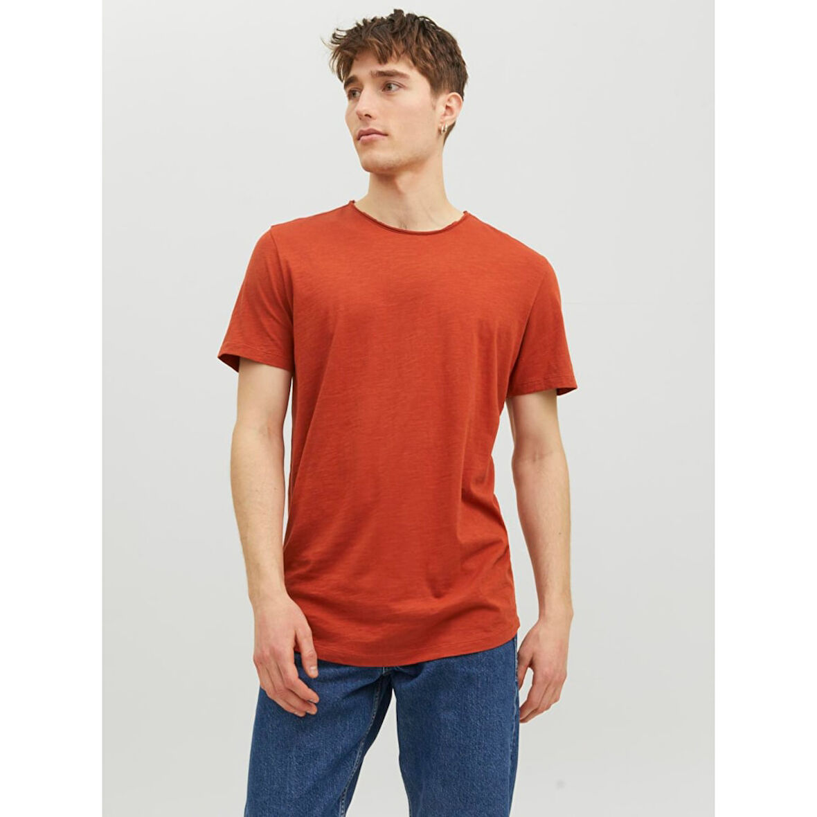 JJEBASHER TEE O-NECK SS ERKEK T-SHIRT