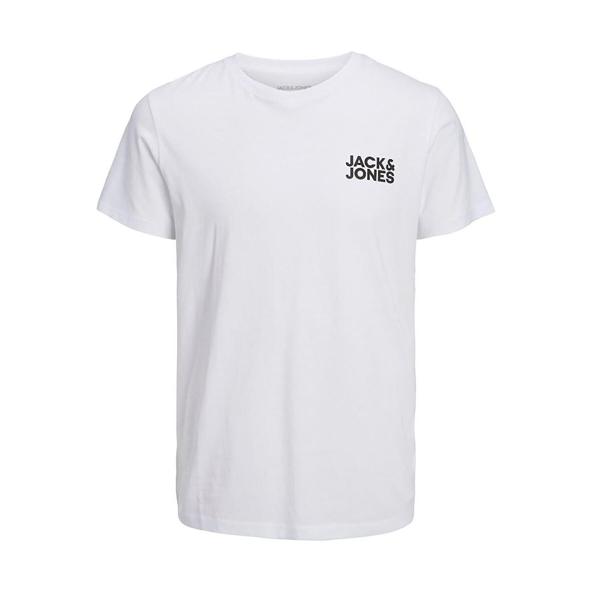 Jack & Jones Yuvarlak Yaka Beyaz Erkek T-Shirt 12151955_JJECORP LOGO TEE SS O-NECK