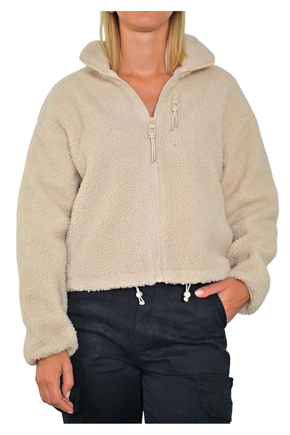 Only Kadın Bej Teddy Ceket - 15294363