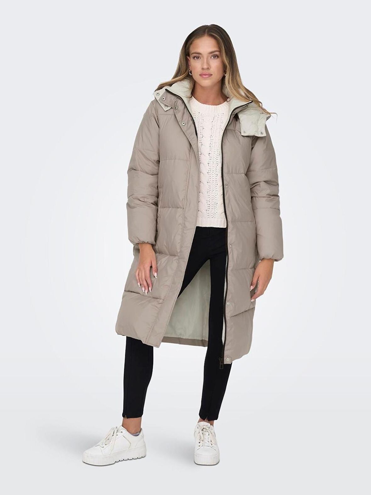 Only Onlvilma Down Long Coat Cc Otw Kadın Mont