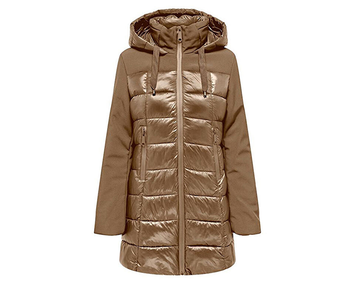 Only Onlsophie Mix Puffer Cc Otw Kadın Günlük Mont 15294008-OTTER Kahverengi