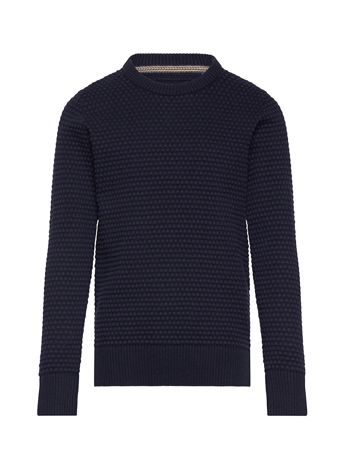 Jack & Jones Bisiklet Yaka Normal Düz Lacivert Erkek Kazak JJEATLAS KNIT CREW NECK JNR