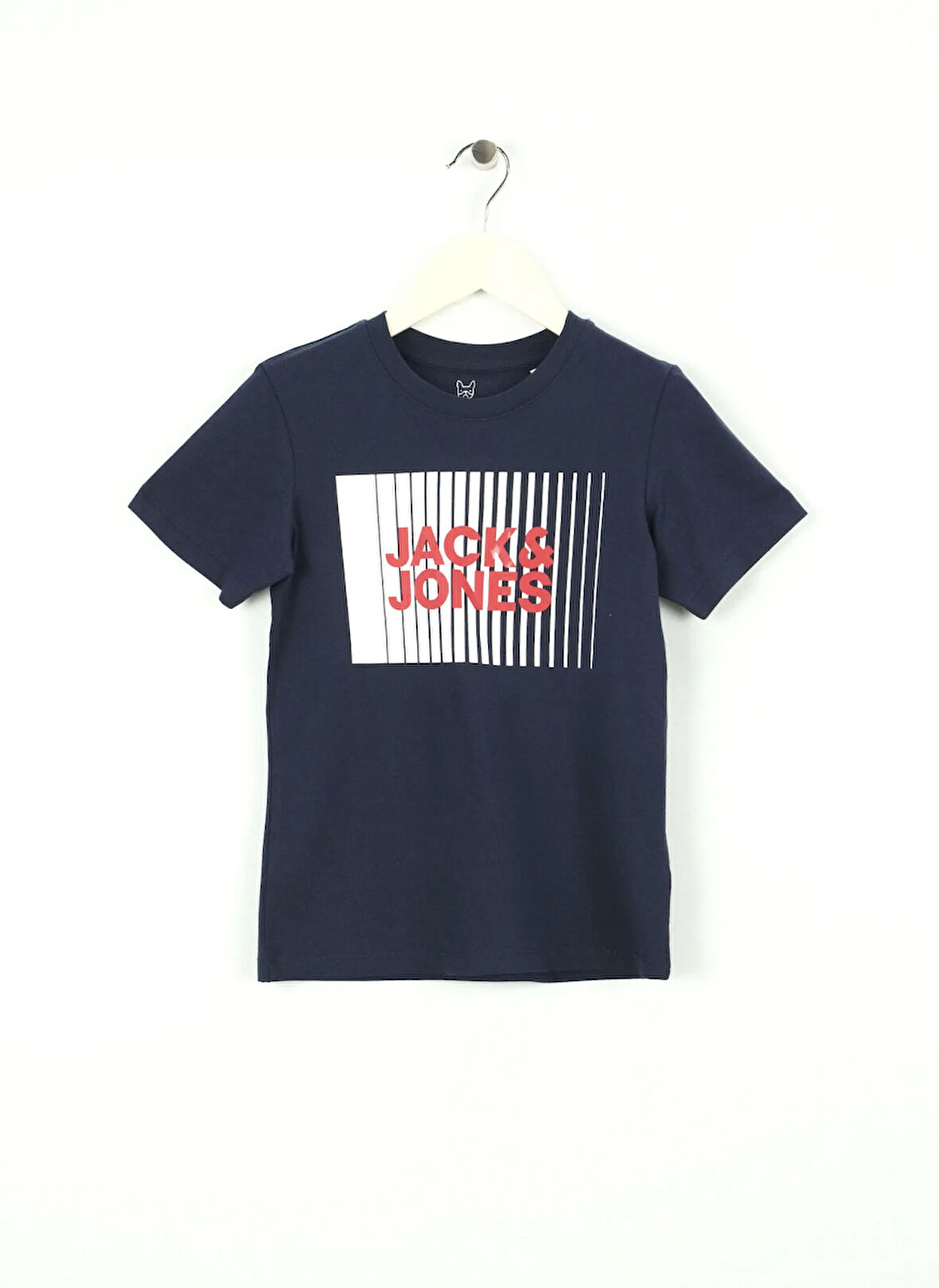 Jack & Jones Baskılı Lacivert Erkek Çocuk T-Shirt 12237411