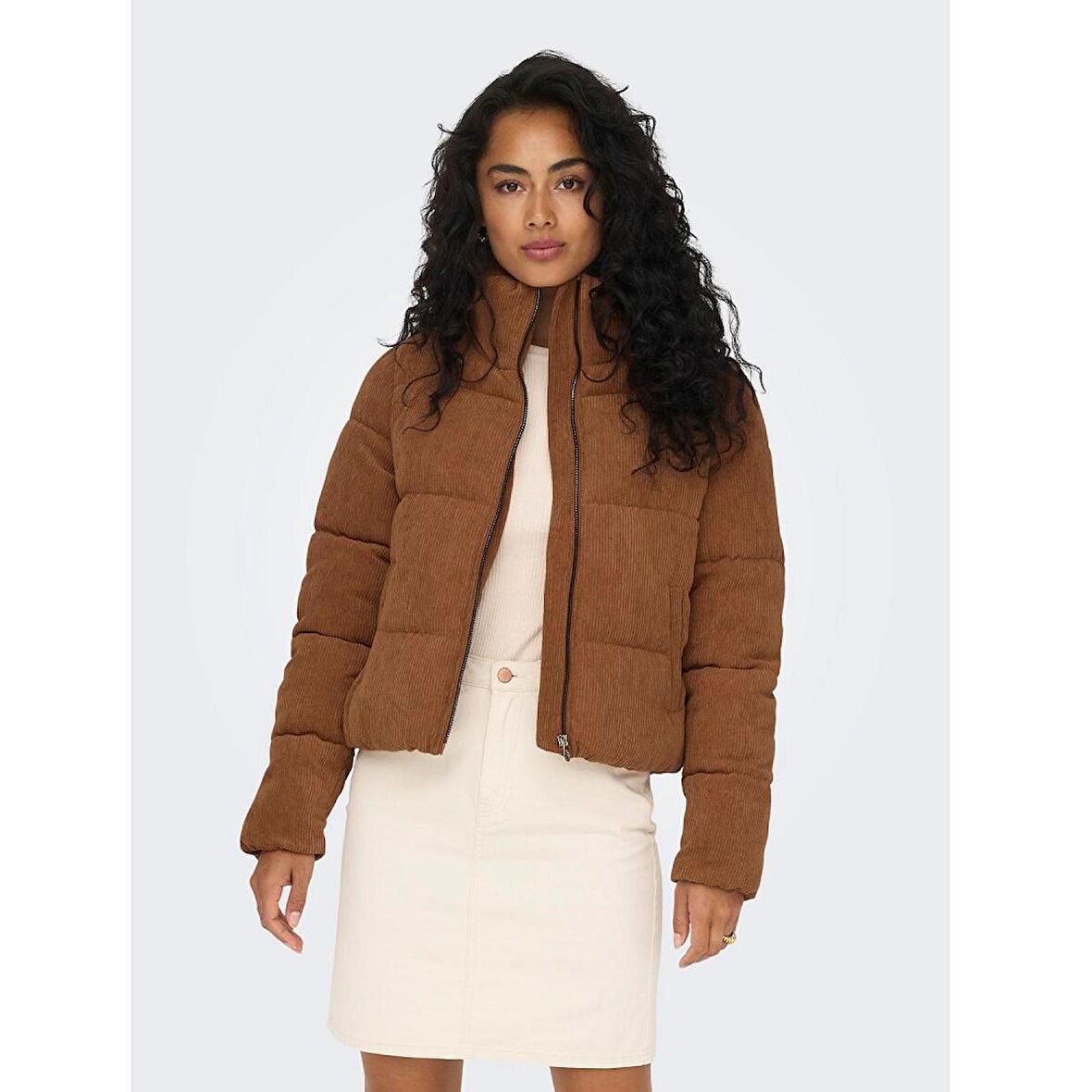 Only Onlnewdolly Corduroy Puffer Kadın Ceket
