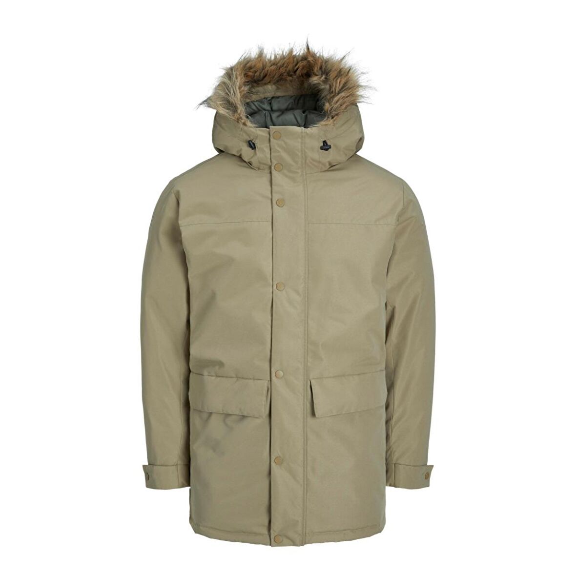 Jack Jones Parka Champ Faux Fur