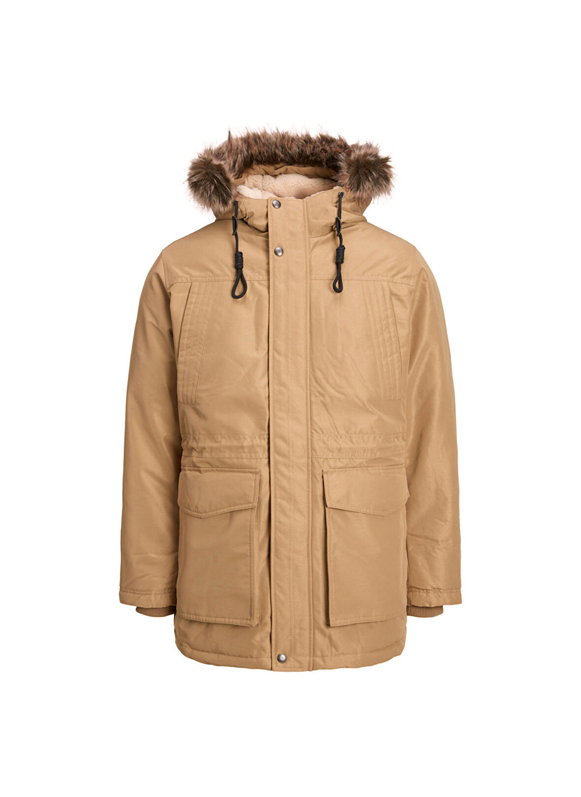 Jack & Jones Kahve Erkek Mont 12236032_JJDAVID PARKA JACKET