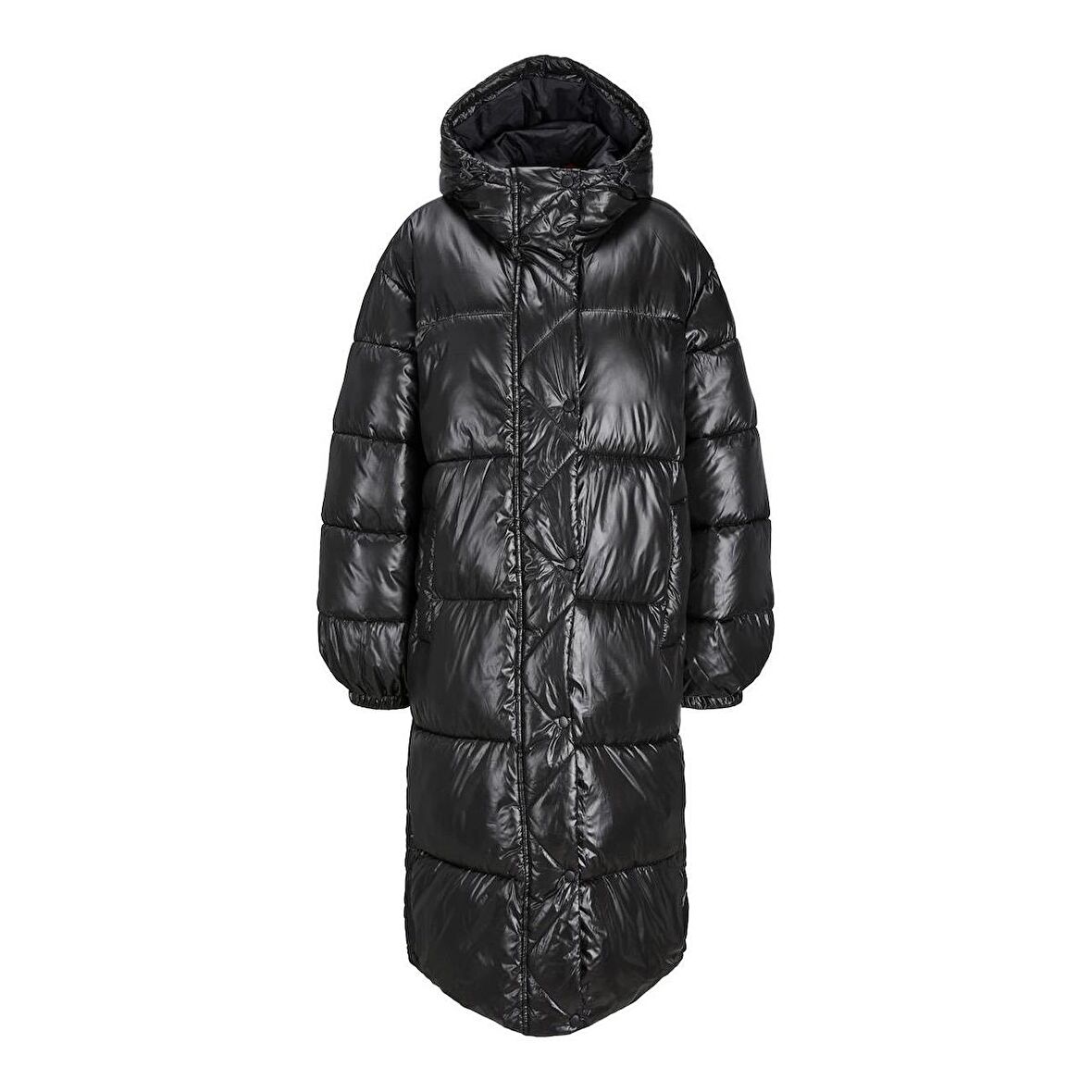 Jack & Jones 12236546 Jxpearl Shine Puffer Long Jacket Siyah