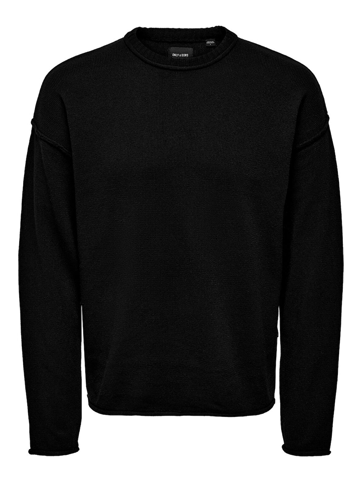 ONSKASEY LIFE DS 5 CREW KNIT Erkek Siyah Kazak - 22026495