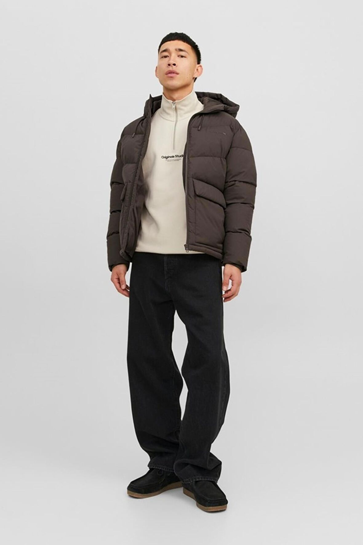 JORVESTERBRO PUFFER JACKET SN KAHVERENGİ