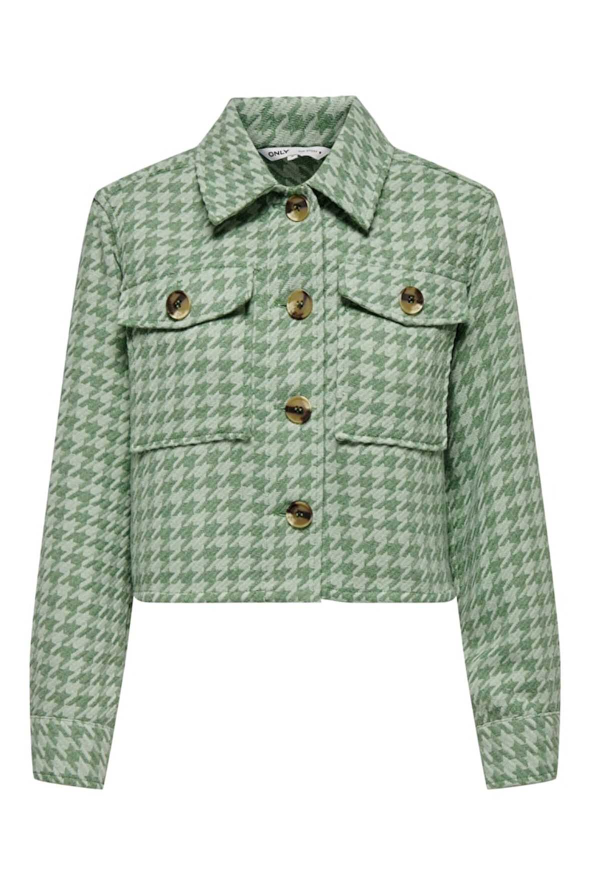 ONLKIMMIE SHORT JACKET CC OTW Kadın Yeşil Mont - 15262367