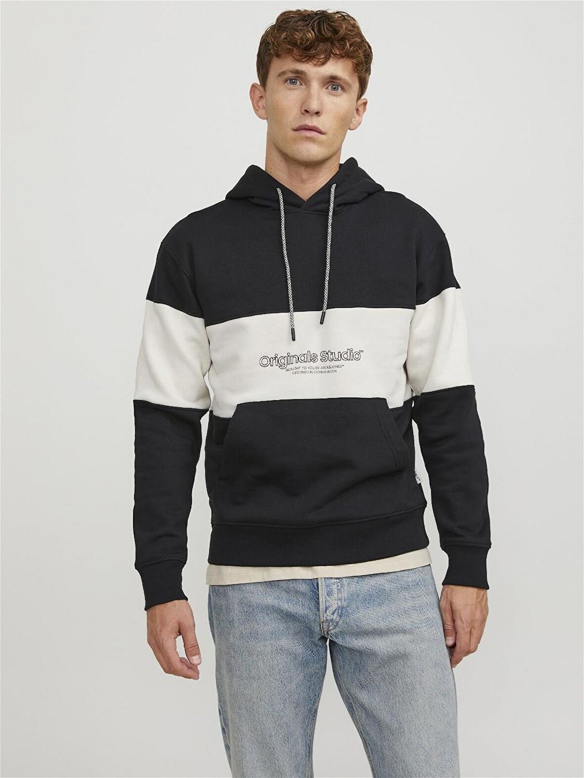 Jack & Jones Jorlakewood Sweat Hood Bf Ln Erkek Sweatshirt