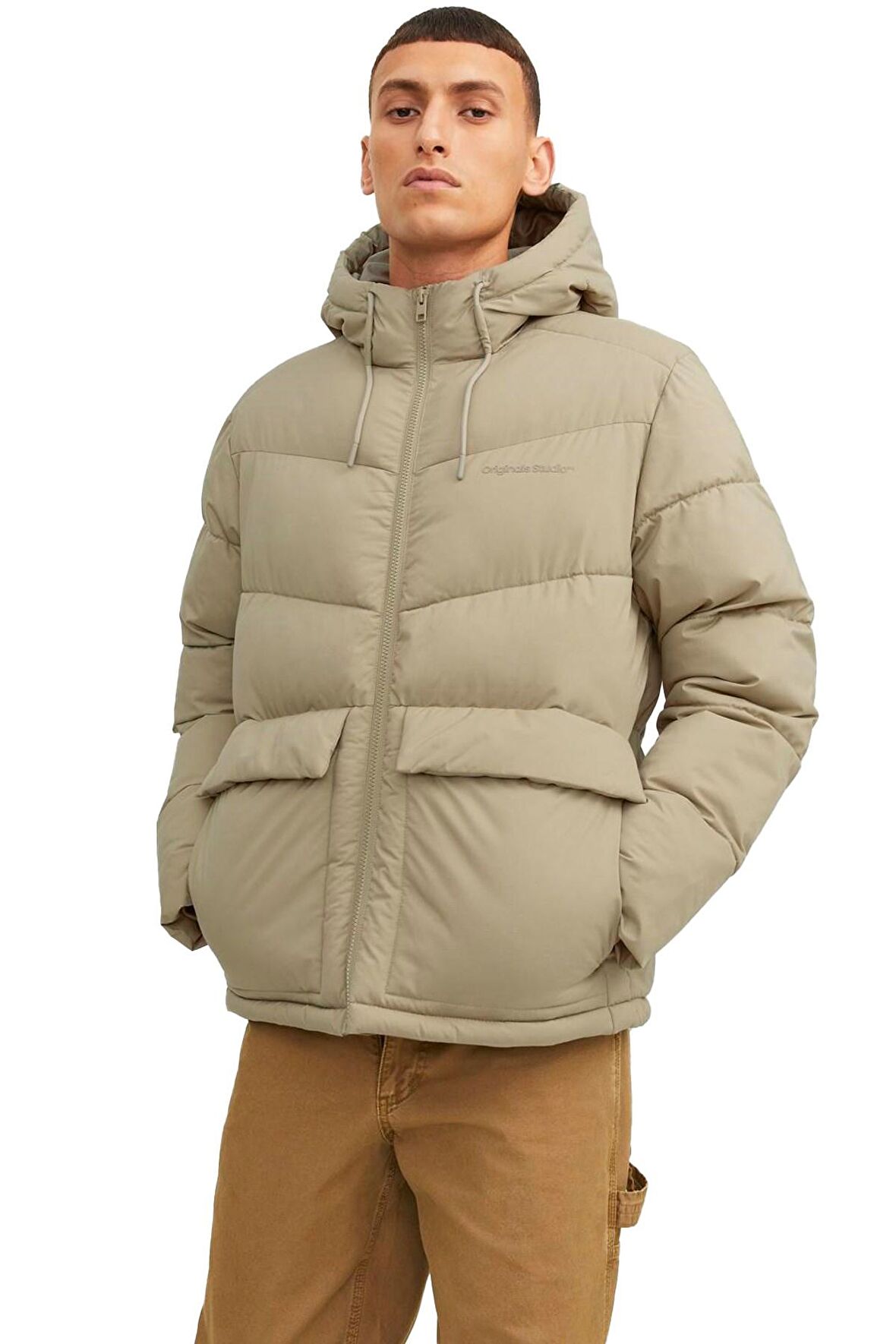 Jack & Jones Jorvesterbro Puffer Erkek Mont 12238849