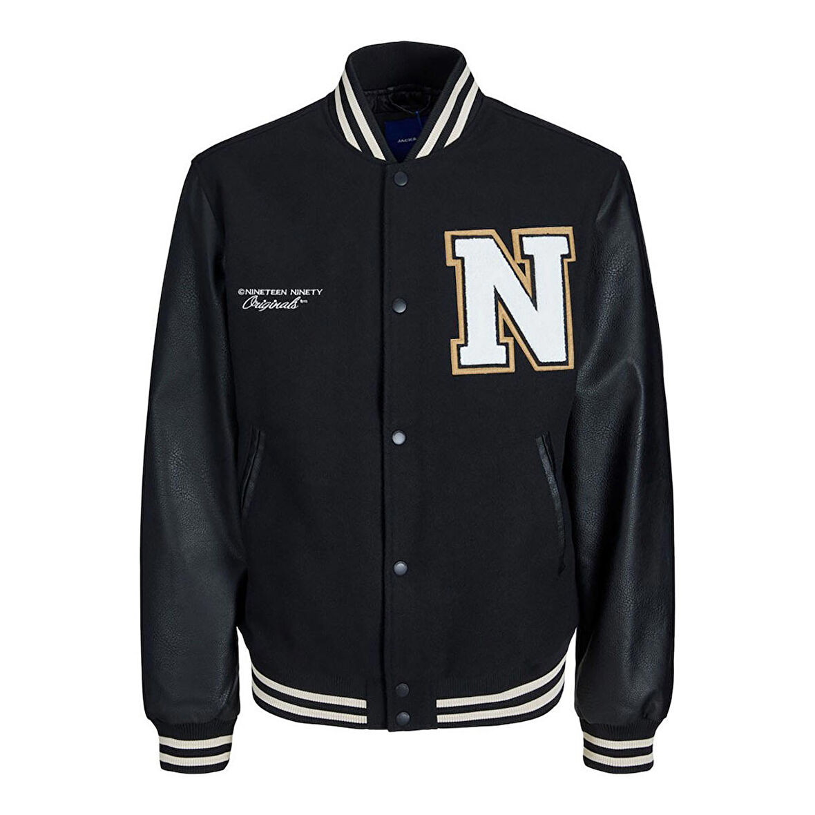 Jack & Jones Erkek Kolej Yaka Mont 12241559