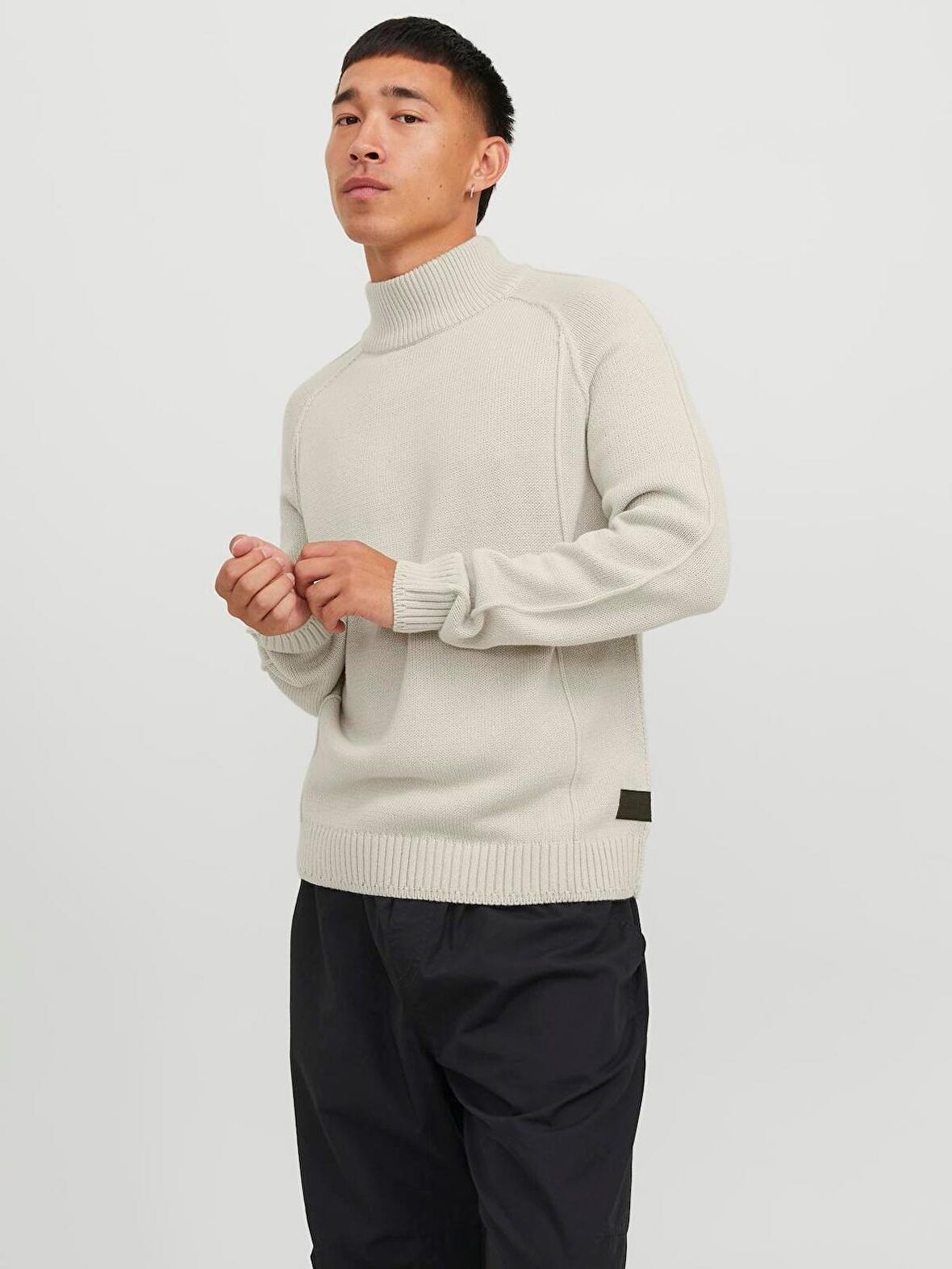 Jack & Jones Erkek Yüksek Yaka Kazak - 12242425
