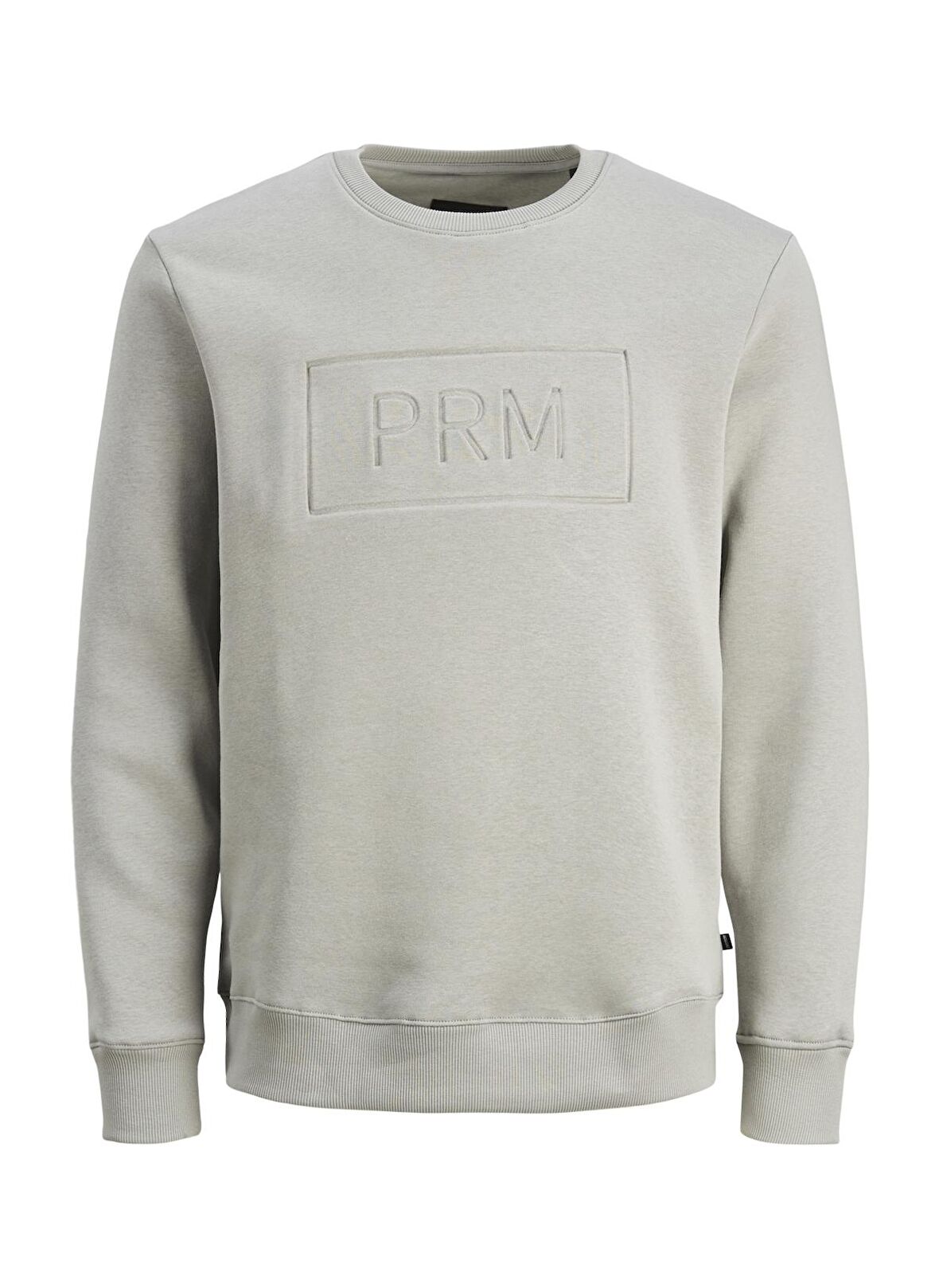 Jack & Jones Bisiklet Yaka Gri Erkek Sweatshırt 12241106_JPRBLABLAKE SWEAT CREW NEC