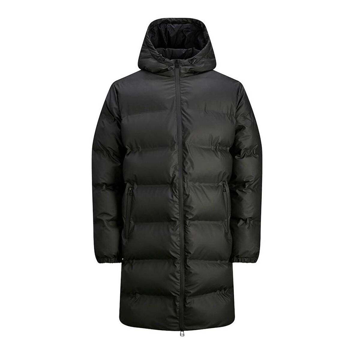 JACK&JONES JCOELEMENTS PU LONG PUFFER SİYAH