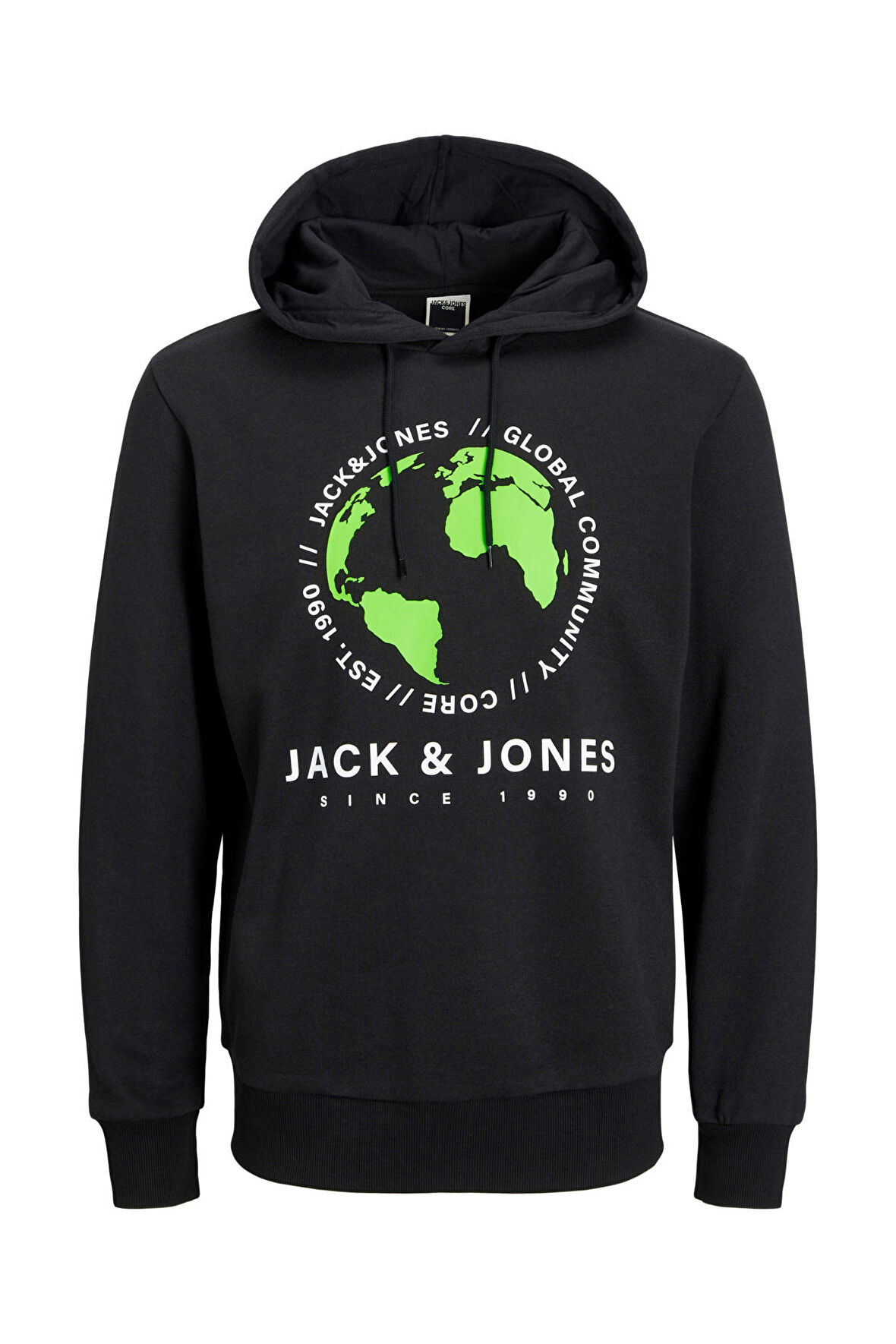 Logo Baskılı Kapüşonlu Sweatshirt - Round