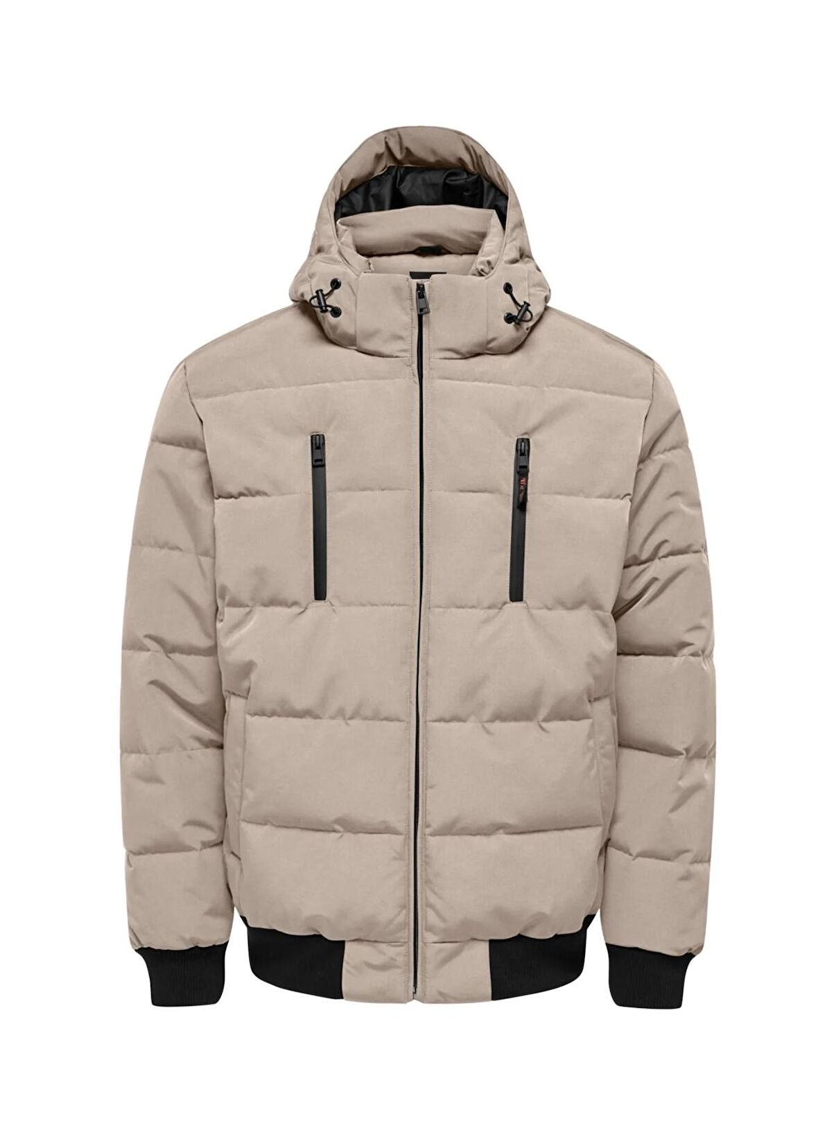 Only & Sons Açık Kahve Erkek Mont ONSCAIN QUILTED JACKET OTW