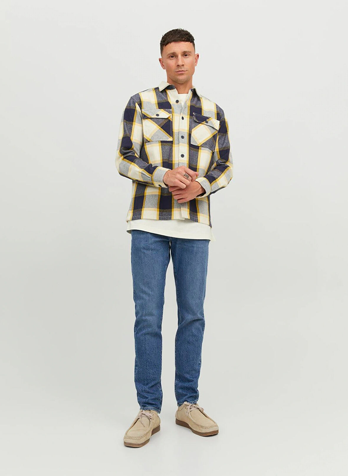 Jack & Jones Düşük Bel Slim Fit Erkek Denim Pantolon 12243457_RDDSLIM ROYAL RE 410 NOOS