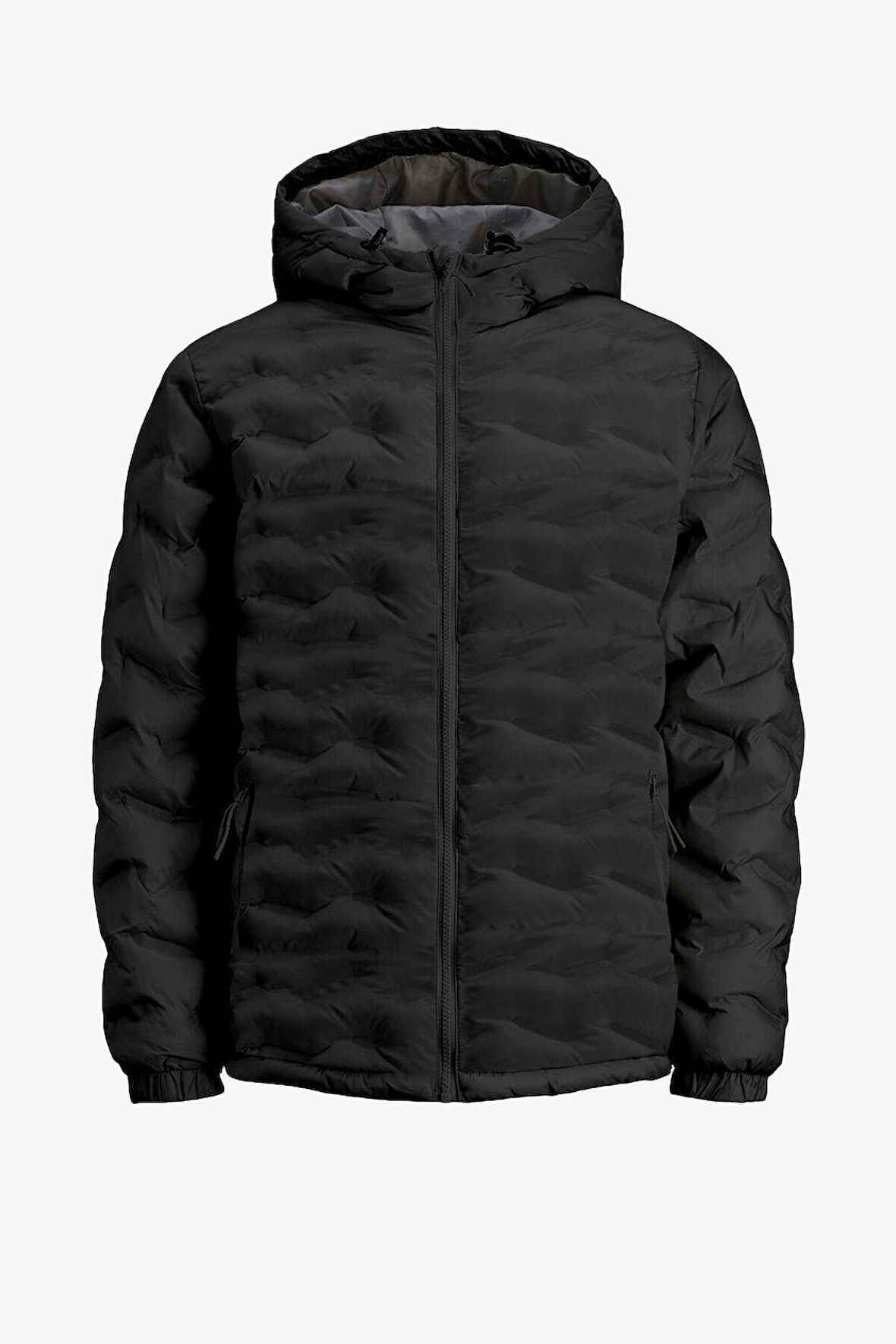 Jack & Jones Jcowın Quılted Erkek Siyah Mont 12250429-Black