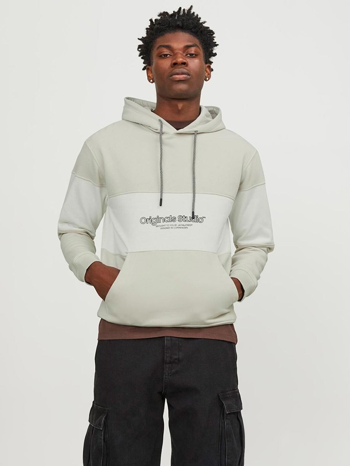 Jack & Jones Jorlakewood Sweat Hood Bf Ln Erkek Sweatshirt