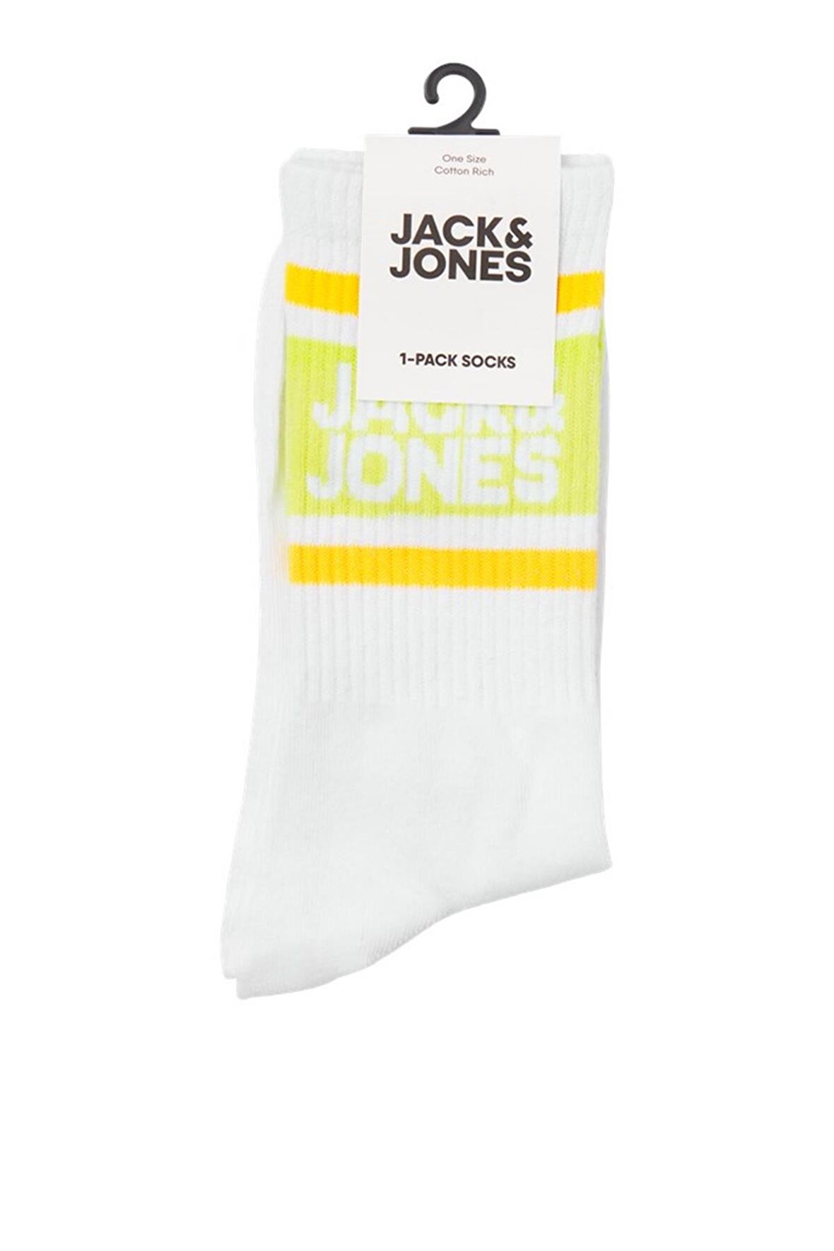 JACK&JONES JACLOGO STRIPE TENNIS SOCK 12250750 YEŞİL