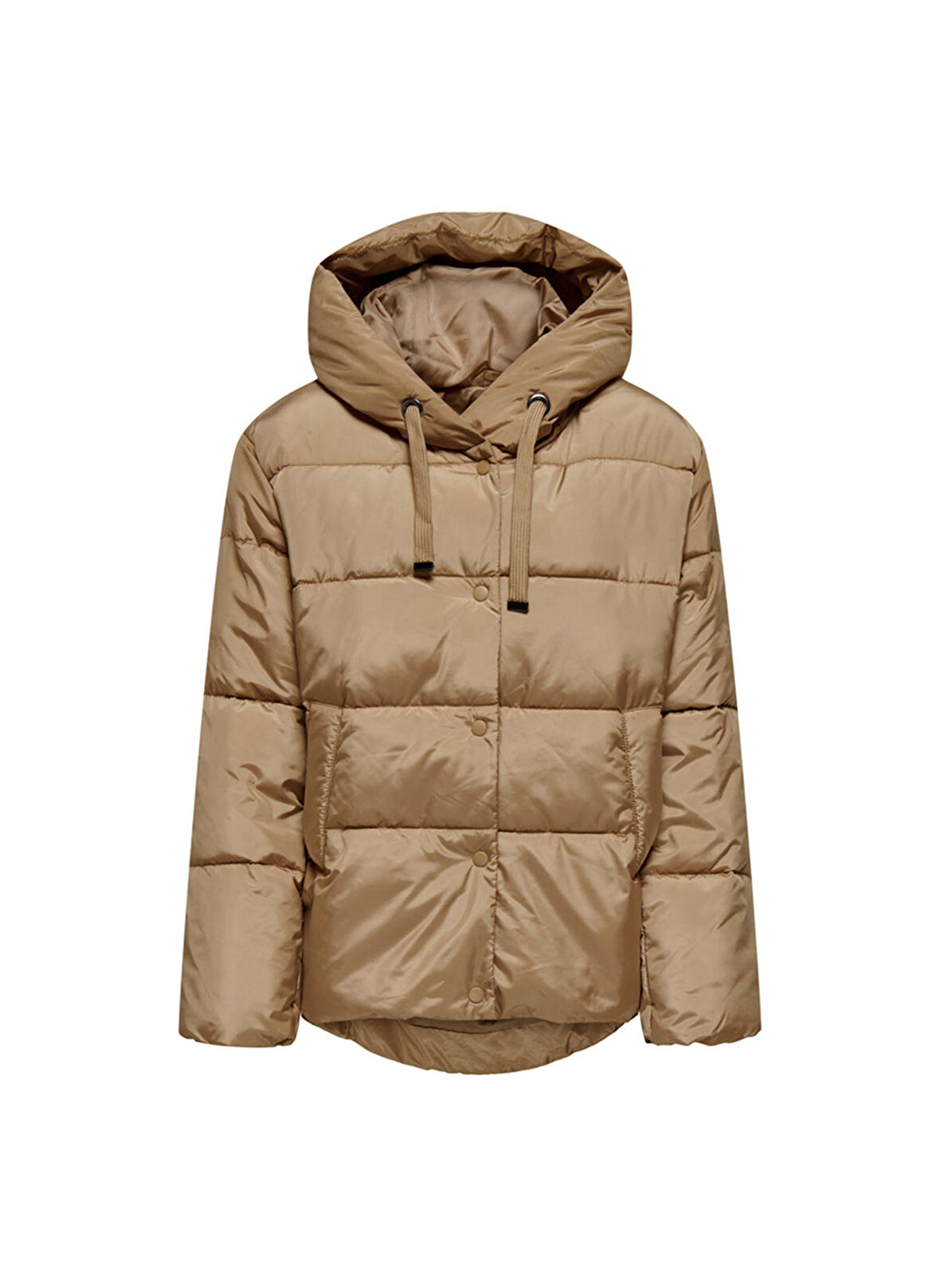 Only Açık Kahve Kadın Mont ONLSELIN PUFFER JACKET OTW