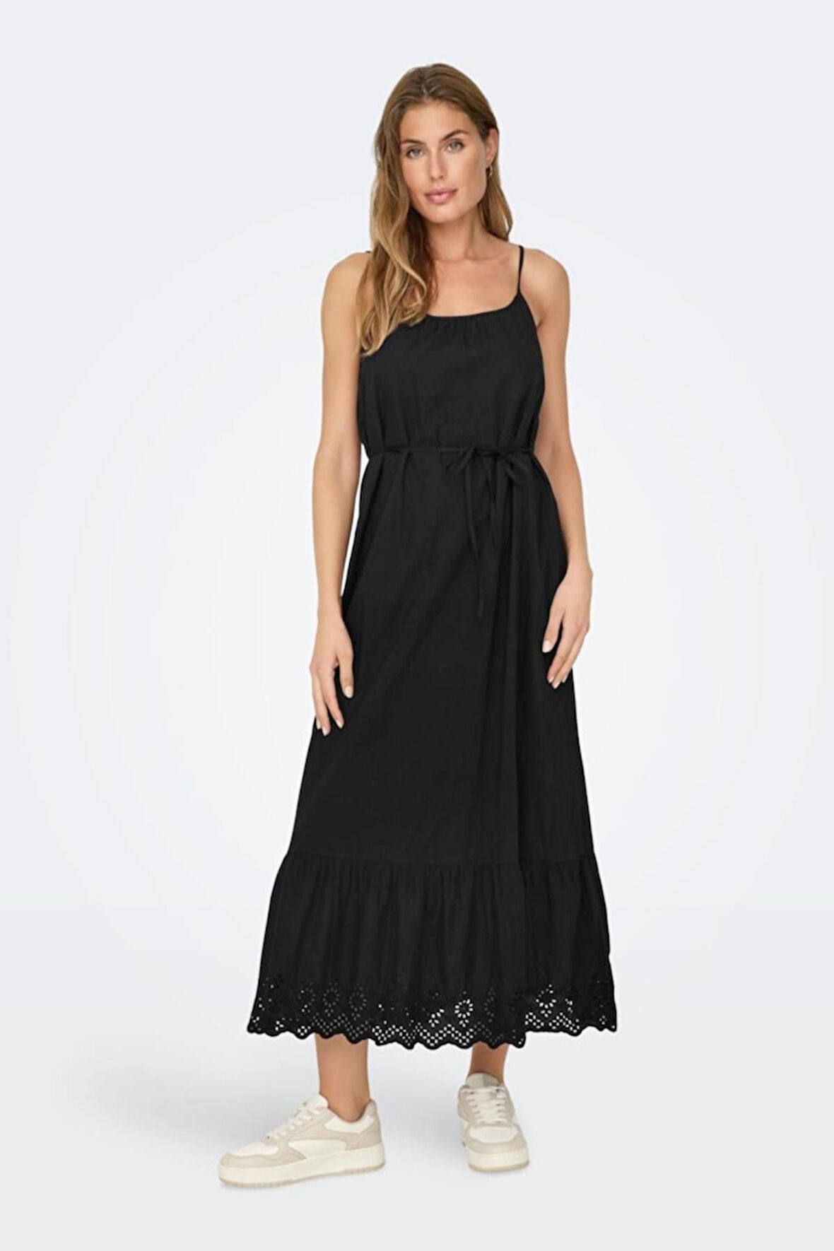 ONLLOU LIFE EMB STRAP ANKEL DRESS PTM ELBİSE
