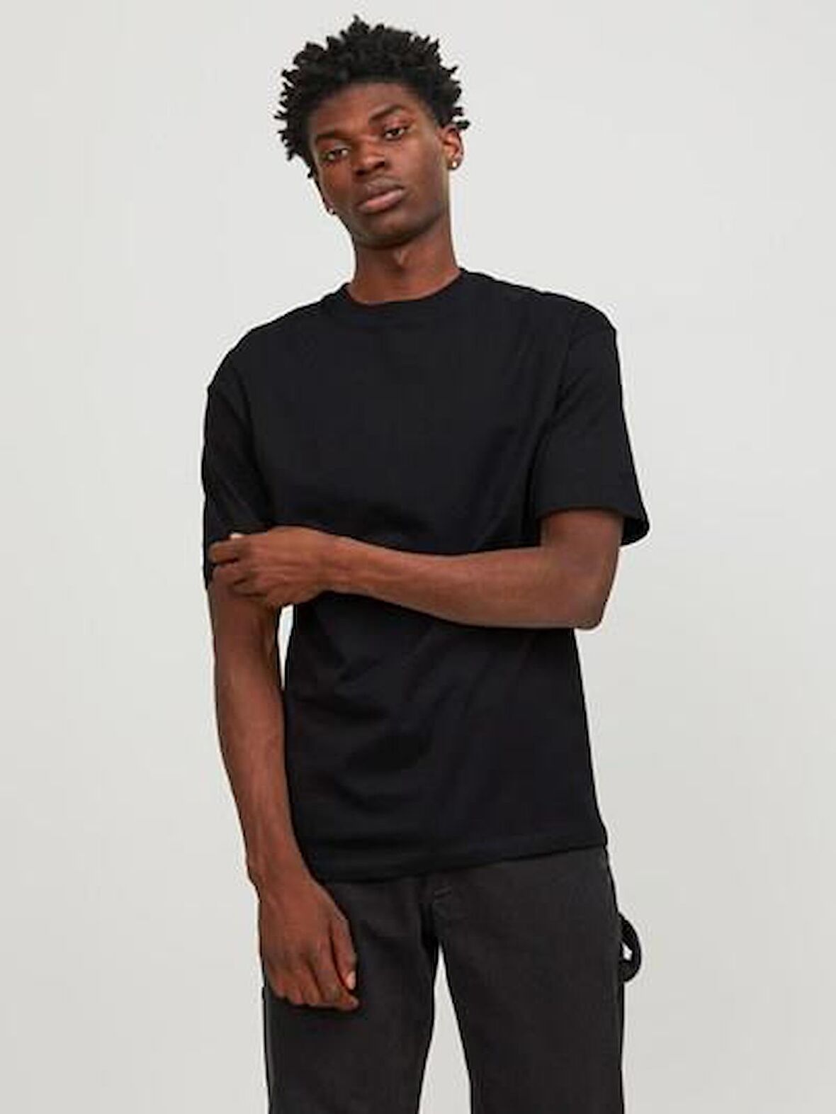 JJEBRADLEY TEE SS O-NECK NOOS Black