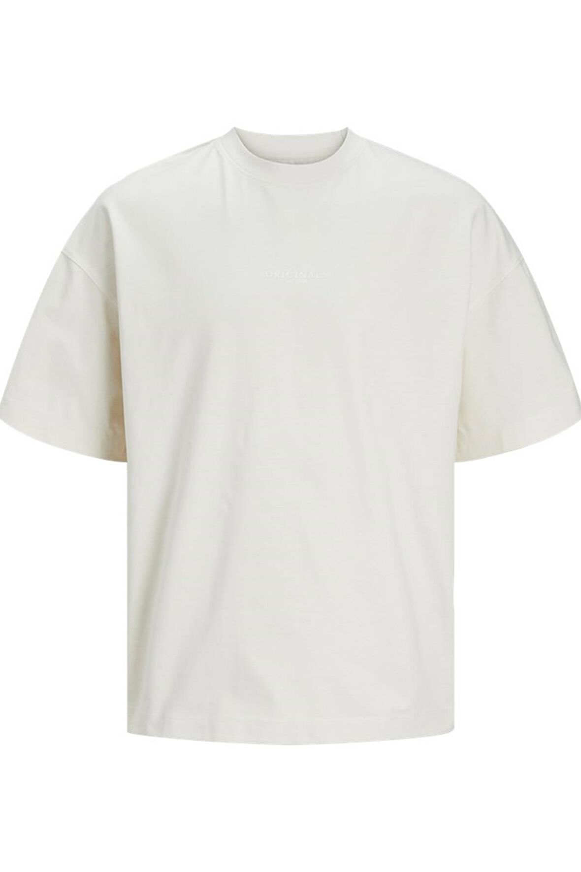 JACK&JONES JORSANTORINI TEE SS CREW NECK 12251774 KREM