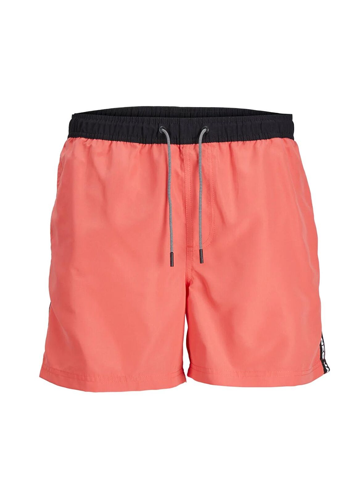 Jack & Jones Mercan Erkek Şort Mayo JPSTFIJI JJSWIM BLACK TAPE LY SN