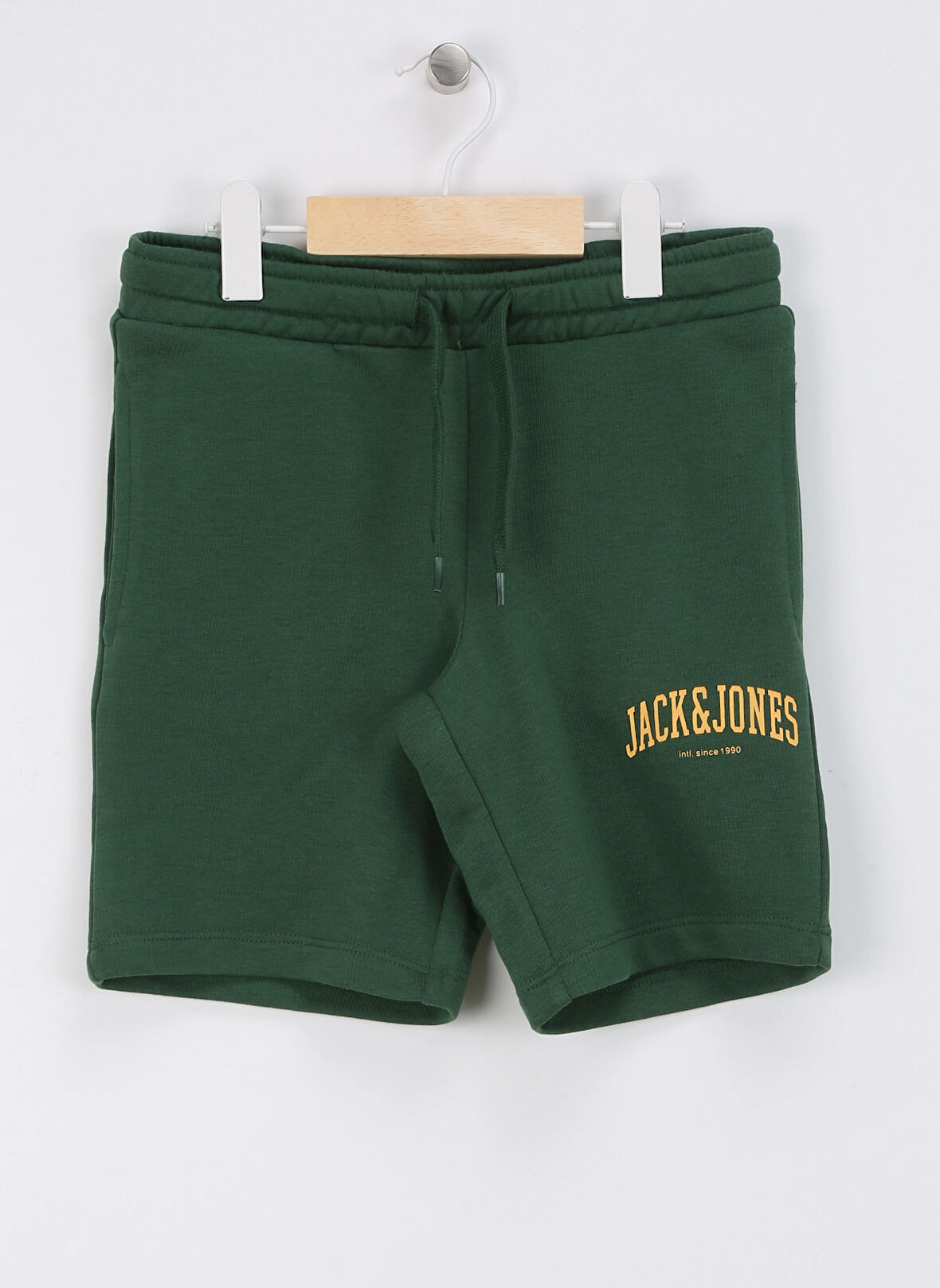 Jack & Jones Bağlamalı Bel Normal Koyu Yeşil Erkek Çocuk Şort JPSTJOSH SWEAT SHORTS AMT JNR