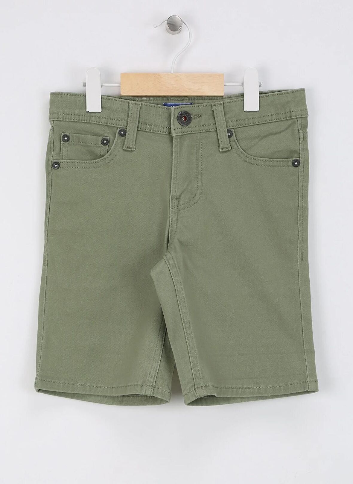 Jack & Jones Normal Bel Normal Yeşil Erkek Çocuk  Şort JPSTRICK JJORIGINAL JNR