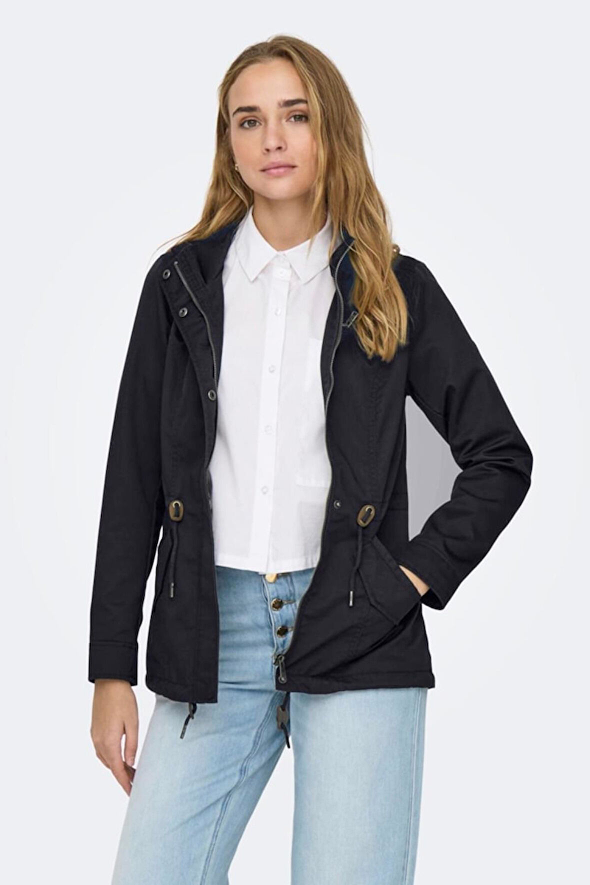 ONLLORCA LIFE CANVAS PARKA CC OTW LACİVERT