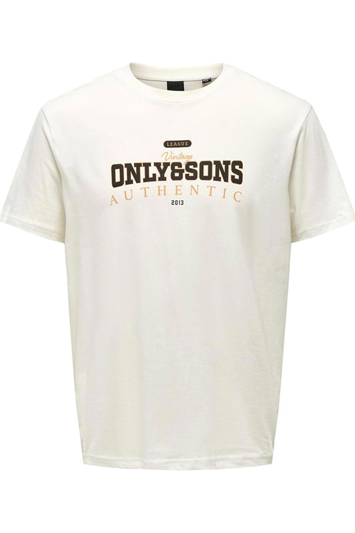 ONLY & SONS ONSMAX LIFE LOGO SS TEE 22029434 P. BEYAZ