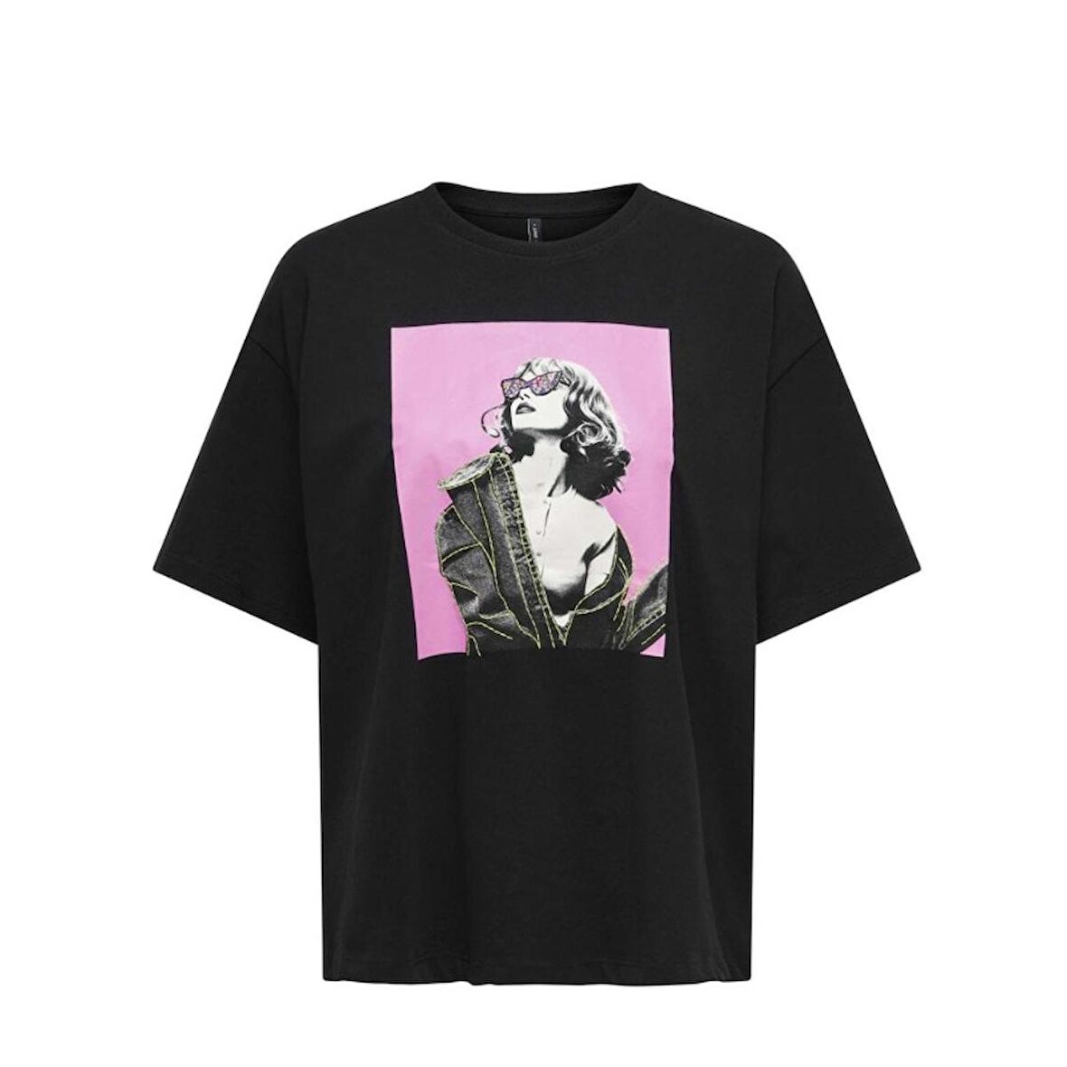 Only Onlhalıa S/S Sunglasses Top Box Jrs Kadın T-shirt