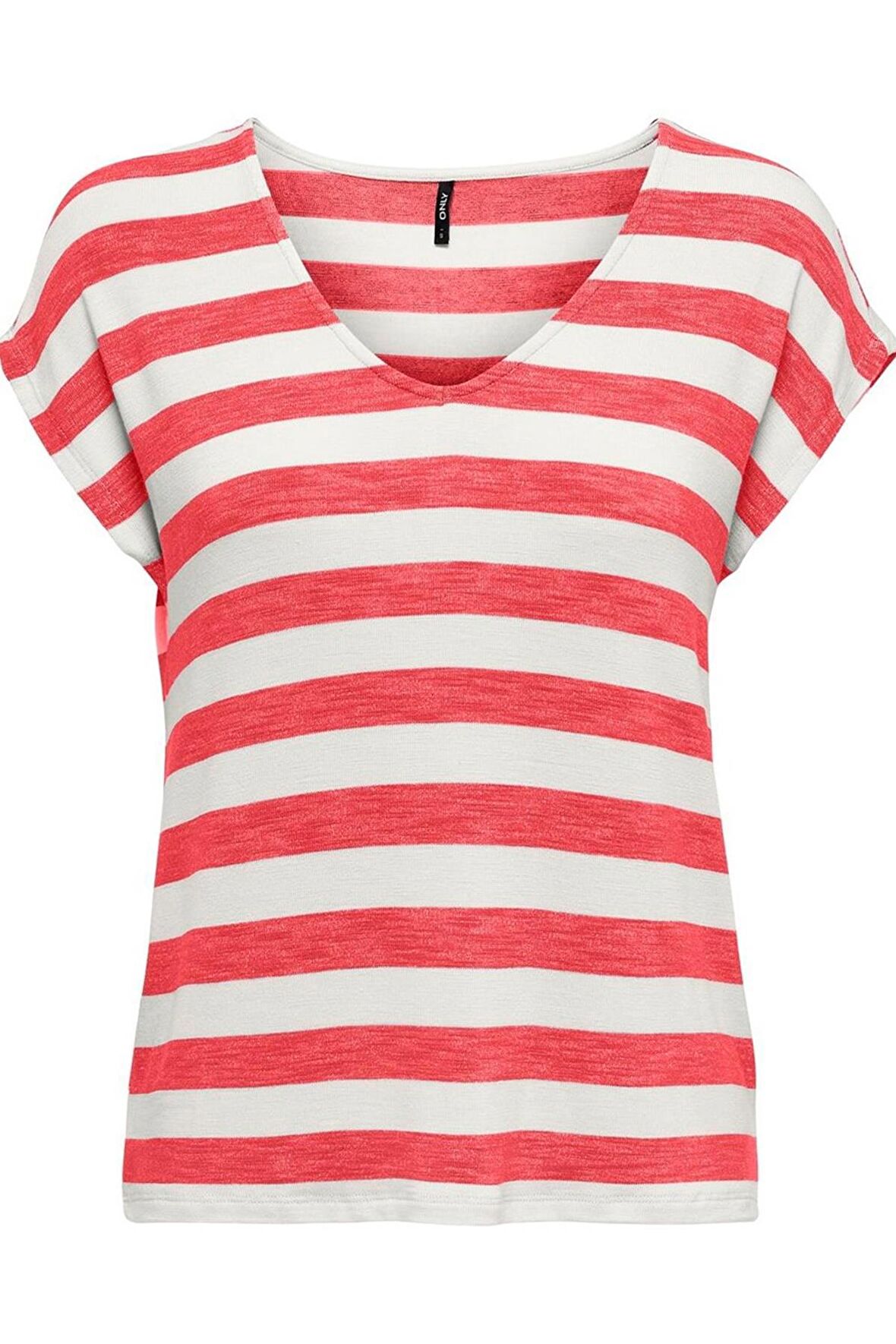 ONLY ONLLIRA LIFE S/S V-NECK TOP JRS NOOS 15252103 GÜL RENGİ