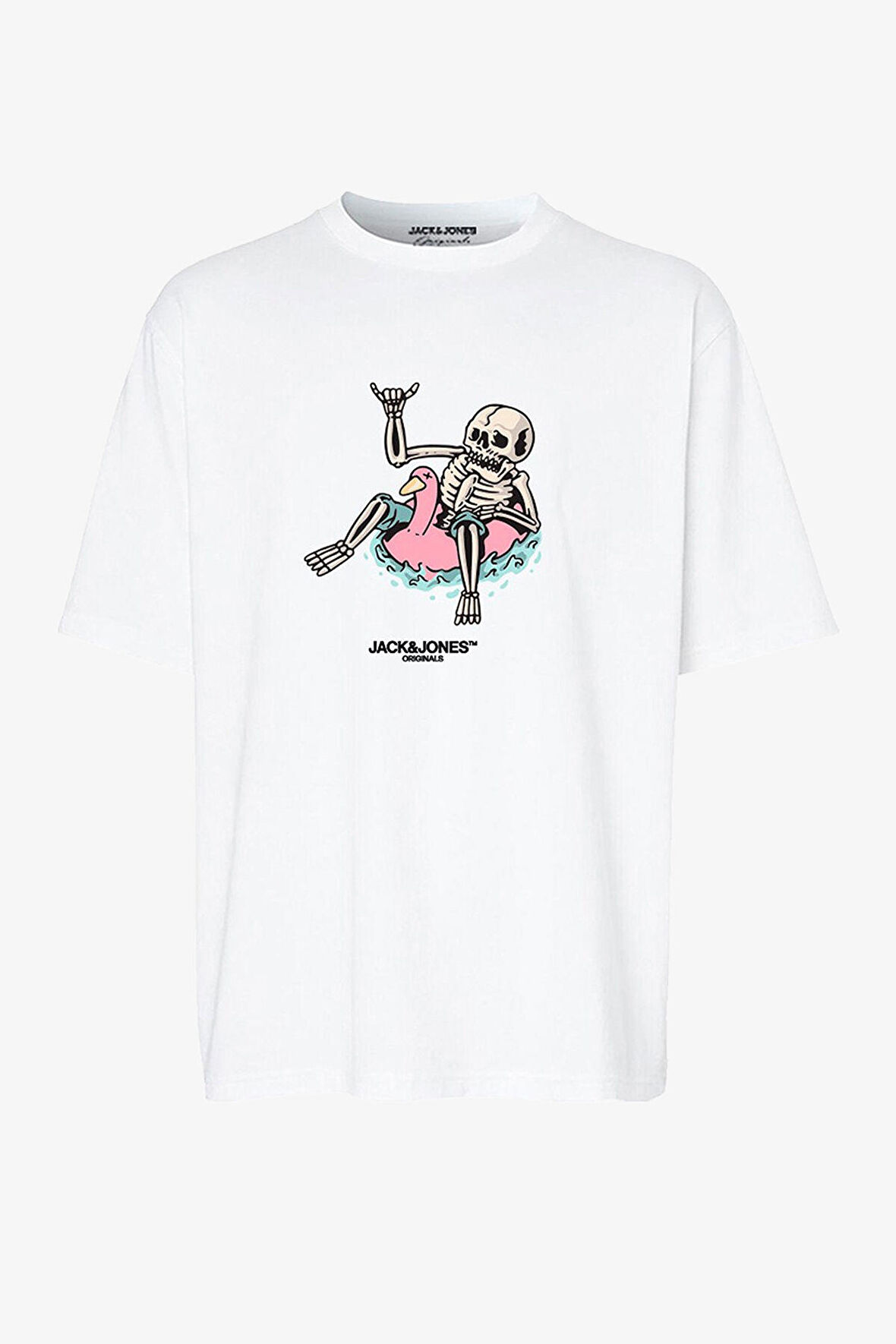 Jack & Jones Jortampa Erkek Beyaz T-Shirt 12255651-BrightWhite